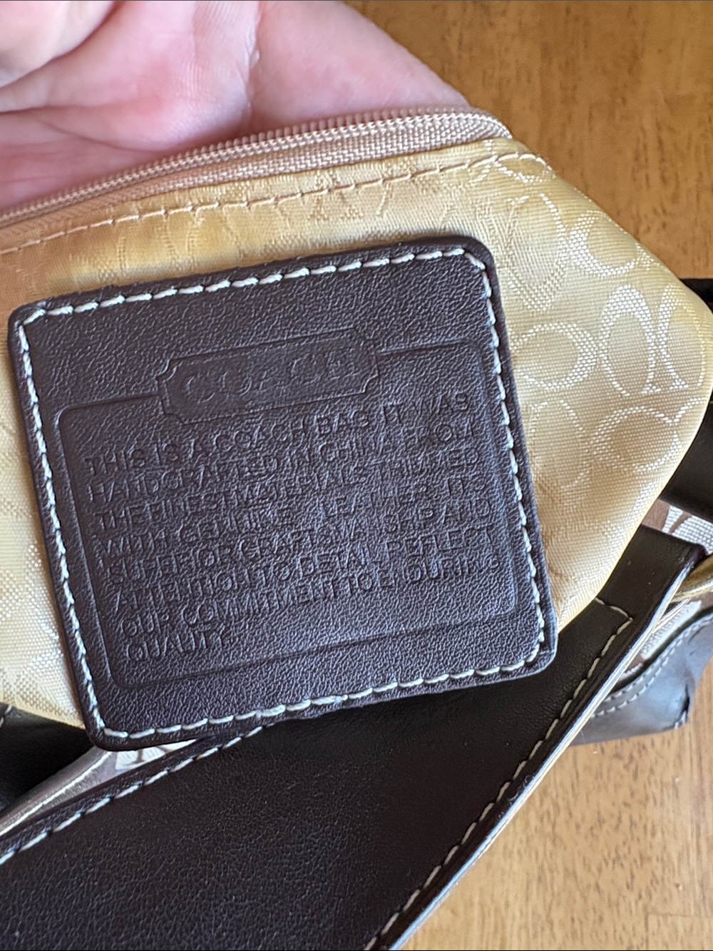 Coach Soho Brown Signature Shoulder Bag - Picture 2 of 10
